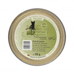 catz finefood Fillets N°405 Pute und Lachs in Jelly 12x85g