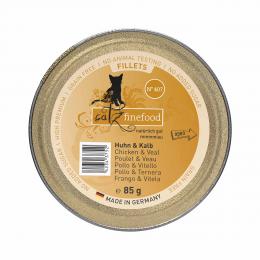 catz finefood Fillets N°407 Huhn und Kalb in Jelly 12x85g