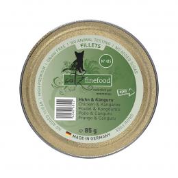 catz finefood Fillets No. 415 Huhn & Känguru 12x85 g