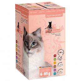 catz finefood Fillets Probierpaket 6 x 85 g - Mixpaket