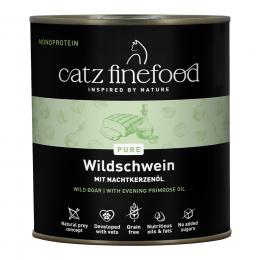 catz finefood Pure 6 x 800 g - Wildschwein