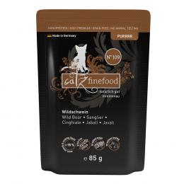 catz finefood Pure Pouch 8 x 85 g - No. 109 Wildschwein