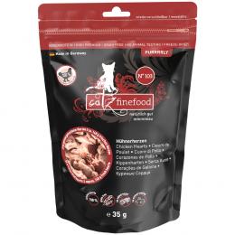 catz finefood Pure Snacks - Sparpaket Hühnerherzen (3 x 35 g)