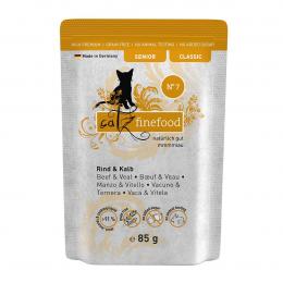 catz finefood Senior No.07 Rind und Kalb 16x85g