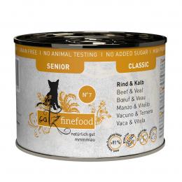 catz finefood Senior No.07 Rind und Kalb 6x200g