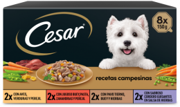 Cesar Nassfutter Für Hunde Multipack Country Rezepte In Sauce 8X150 Gr