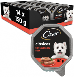 Cesar Nassfutter Für Hunde Ochsengeschmack In Paté Tub 150 Gr