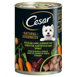 Cesar Natural Goodness - Sparpaket: Lamm (12 x 400 g)