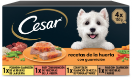 Cesar Wet Food Dogs Multipack Rezepte Aus Dem Garten In Pastete Und