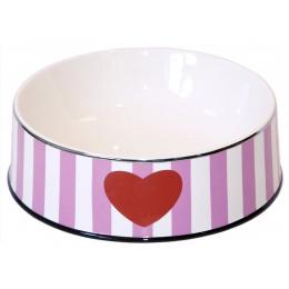 Chacco Futterschale Pink Heart - Gr M / 0,5 Liter