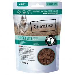 Angebot für Chewies Lucky Bits Adult - Sparpaket: Strauß 3 x 100 g - Kategorie Hund / Hundesnacks / Kaustreifen & Kausticks / Kausticks.  Lieferzeit: 1-2 Tage -  jetzt kaufen.