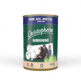 Christopherus Hundemenü Senior mit Huhn, Reis und Broccoli 6x400g