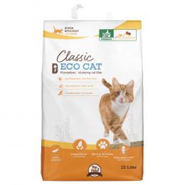 Classic Eco Cat Klumpstreu aus Pflanzenfasern - Sparpaket: 2 x 15 l