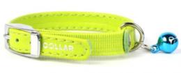 Collar Glamour Grünes Lederhalsband Für Katzen 22-30 Cm X 9 Mm