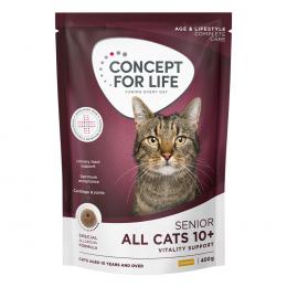 Angebot für Concept for Life All Cats 10+ - NEU: 400 g - Kategorie Katzenfutter & Zubehör / Katzenfutter trocken / Concept for Life / Senior-Katzennahrung.  Lieferzeit: 1-2 Tage -  jetzt kaufen.