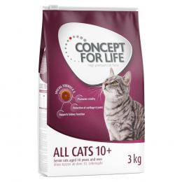 Concept for Life All Cats 10+ - Verbesserte Rezeptur! - 3 x 3 kg