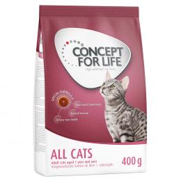 Angebot für Concept for Life All Cats - Verbesserte Rezeptur! - 400 g - Kategorie Katze / Katzenfutter trocken / Concept for Life / Adult.  Lieferzeit: 1-2 Tage -  jetzt kaufen.