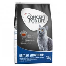 Concept for Life British Shorthair Adult - Verbesserte Rezeptur! - 3 kg
