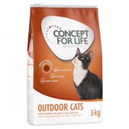 Concept for Life Outdoor Cats - Verbesserte Rezeptur - Sparpaket 3 x 3 kg