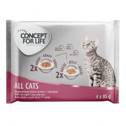 Concept for Life Probierpaket 4 x 85 g - All Cats