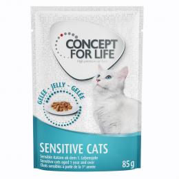 Concept for Life Sensitive Cats - in Gelee - Sparpaket: 24 x 85 g