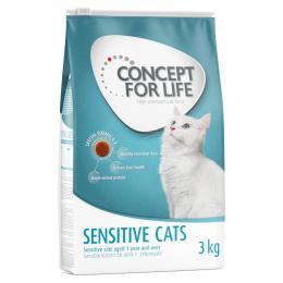 Angebot für Concept for Life Sensitive Cats - Verbesserte Rezeptur! - 3 kg - Kategorie Katze / Katzenfutter trocken / Concept for Life / Spezialnahrung.  Lieferzeit: 1-2 Tage -  jetzt kaufen.