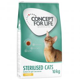 Concept for Life Sterilised Cats Huhn - Verbesserte Rezeptur! - Sparpaket 2 x 10 kg