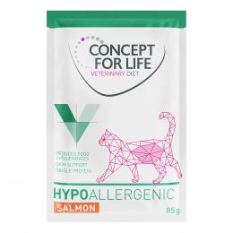 Angebot für Concept for Life Veterinary Diet Hypoallergenic Lachs  - Sparpaket: 24 x 85 g - Kategorie Katze / Katzenfutter nass / Concept for Life Veterinary Diet / Allergien.  Lieferzeit: 1-2 Tage -  jetzt kaufen.