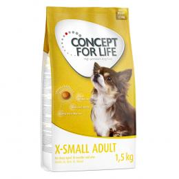 Angebot für Concept for Life X-Small Adult - Sparpaket: 2 x 1,5 kg - Kategorie Hund / Hundefutter trocken / Concept for Life / Concept for Life X-Small.  Lieferzeit: 1-2 Tage -  jetzt kaufen.