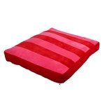 Coockoo Hundekissen Cozy Stripe rot / rosa M - 90x75x11 cm