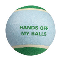 Coockoo Hundespielzeug XL Tennisball Hands off