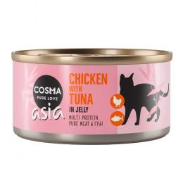 Cosma Asia in Jelly 6 x 170 g - Huhn & Thunfisch