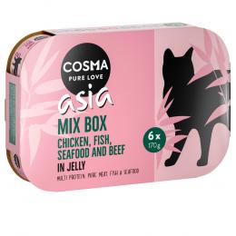 Angebot für Cosma Asia in Jelly 6 x 170 g - Mixpaket 2 (5 Sorten) - Kategorie Katze / Katzenfutter nass / Cosma / Cosma Asia.  Lieferzeit: 1-2 Tage -  jetzt kaufen.