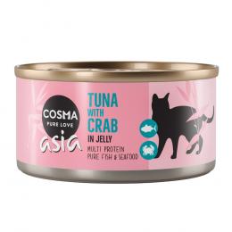 Cosma Asia in Jelly 6 x 170 g - Thunfisch & Krebsfleisch
