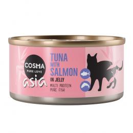 Cosma Asia in Jelly 6 x 170 g - Thunfisch mit Lachs