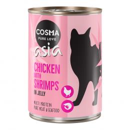 Cosma Asia in Jelly 6 x 400 g - Huhn  & Shrimps