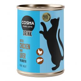 Cosma Drink 6 x 100 g  - Hühnchen und Hühnchenleber