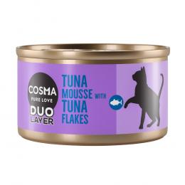 Cosma DUO Layer 24 x 70 g - Thunfischmousse mit Thunfischstückchen