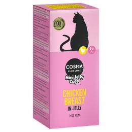 Cosma Mini Jelly Cups 6 x 25 g  - Hühnchenbrust