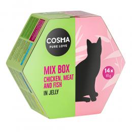Angebot für Cosma Mix Box - 14 x 85 g (10 Sorten) - Kategorie Katze / Katzenfutter nass / Cosma / Cosma Probierpakete.  Lieferzeit: 1-2 Tage -  jetzt kaufen.