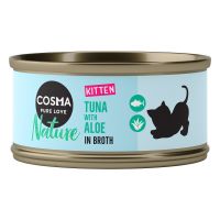 Cosma Nature Kitten 6 x 70 g - Mixpaket (3 Sorten)
