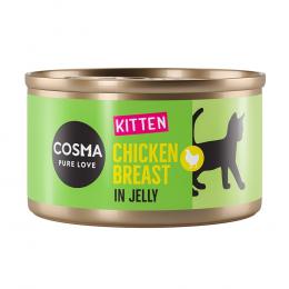 Angebot für Cosma Original Kitten 24 x 85 g - Hühnchenbrust - Kategorie Katze / Katzenfutter nass / Cosma / Cosma Original Kitten.  Lieferzeit: 1-2 Tage -  jetzt kaufen.