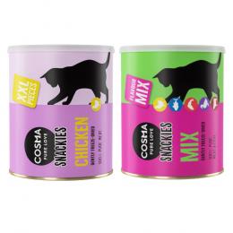 Angebot für Cosma Snackies Kombi-Paket: XXL Maxi Tube + Maxi Tube - Hühnchen (200 g) + Mix 5 Sorten (150 g) - Kategorie Katzenfutter & Zubehör / Katzensnacks / Cosma / Cosma Snackies XXL.  Lieferzeit: 1-2 Tage -  jetzt kaufen.