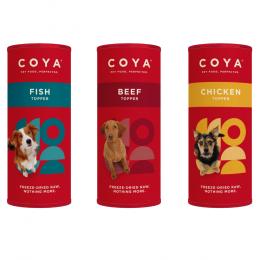 Coya Adult Dog Topper - Mixpaket 3 Sorten (3 x 50 g)