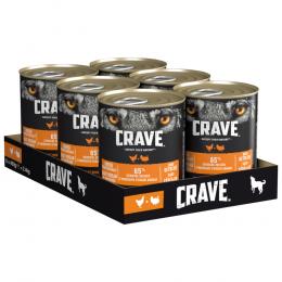 Crave Adult 6 x 400 g - Huhn und Truthahn