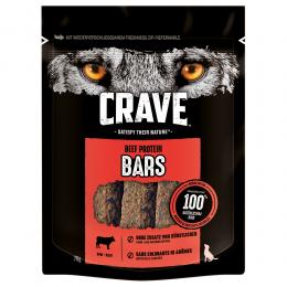 Crave Adult mit Lamm & Rind Ergänzend: 7 x 76 g Crave Protein Bars Rind