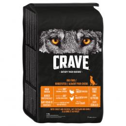 Crave mit Truthahn & Huhn - Sparpaket: 2 x 11,5 kg