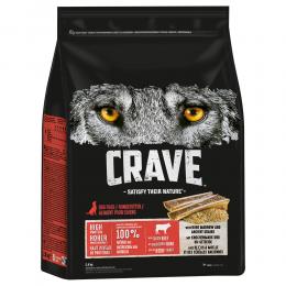 Crave Rind mit Knochenmark & Urgetreide - Sparpaket: 3 x 2,8 kg