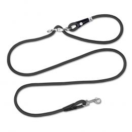Curli Vario Comfort Leine, schwarz - Größe S: 200 cm lang, Ø 8 mm breit