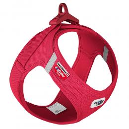 Curli Vest Geschirr Clasp Air-Mesh, rot - Größe 3XS: Brustumfang 26,7 - 30,1 cm
